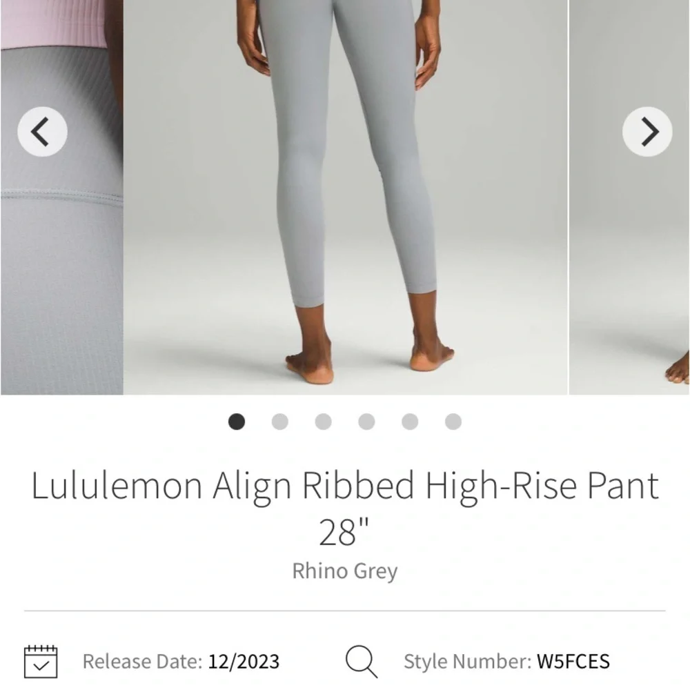 Lululemon Ribbed Align Leggings - Picture 8 of 16